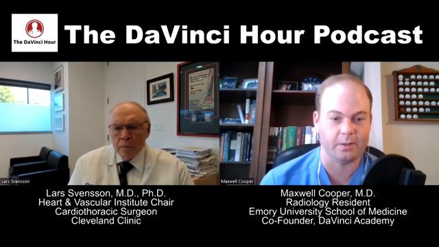 Interview with Dr. Lars Svensson - Heart & Vascular Institute Chair [The DaVinci Hour Podcast Ep 30 смотреть онлайн