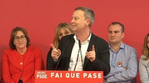 Campaña electoral  Pedro Sánchez en Ourense 16 4 19