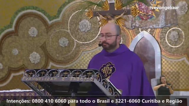 SANTA MISSA AO VIVO  22032024  PadreManzottiOficial