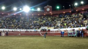 Una monta en el Toro de once nocturno de la Alberto Balderas