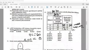 Güvən sınaq  BİOLOGİYA 11 sinif