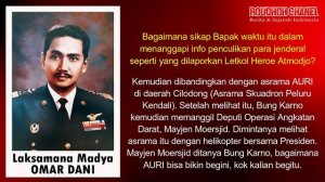 OMAR DANI, "Pangkalan Udara Halim Perdanakusuma Bukan Markas Besar PKI"