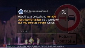 Grenzkontrollen: Unwirksam gegen irreguläre Migration – Polizei beklagt Personalmangel (01.09.2024)