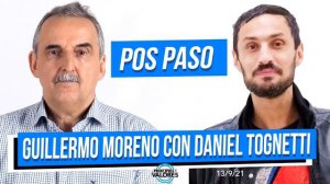 Guillermo Moreno con Daniel Tognetti 13/9/21