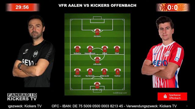 VFR AALEN VS KICKERS OFFENBACH live im OFC-Fanradio смотреть онлайн