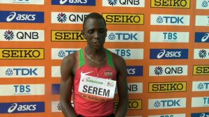 Amos Serem qualifies into 3000M steeplechase finals Race