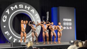 Men's Classic Physique Open Category - Top 5 Awarding - Elliot Robinson, Sam Torres, and others