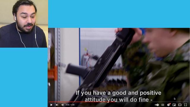 British Reaction To Conscript - Finnish Defence Forces English subtitles