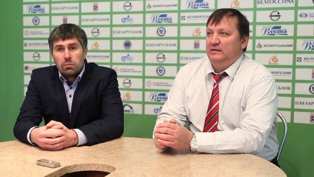 20.10.2016г. ХК Лида 2:3 ОТ. Пресс-конференция