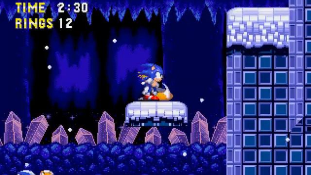 Sonic Triple Trouble 16-bit - Robotnik Winter Zone Act 1 смотреть онлайн