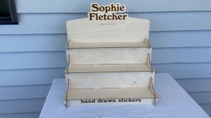 Sophie Fletcher Designs sticker stand instructions.