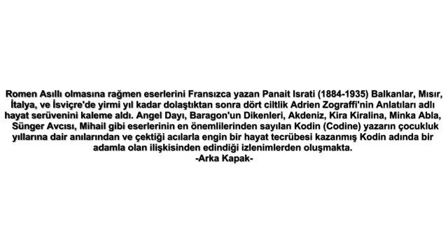 Panait Istrati - Kodin смотреть онлайн