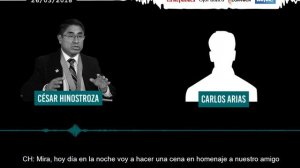 Conversación entre César Hinostroza y Carlos Arias del 26 de marzo del 2018