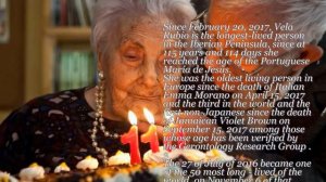 oldest Spanish person ever Ana María Vela Rubio, 116, Spanish supercentenarian died