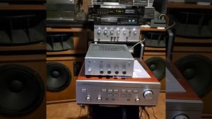 BRAUN CSV 250 GERMANIUM AMPLIFIER & ALTEC MODEL 19 SPEAKERS !  GLADIATOR FILM MUSIC "HANS ZIMMER"