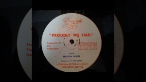 Proudly We Hail - The Three-Legged Bum (#011) [Preston Foster]