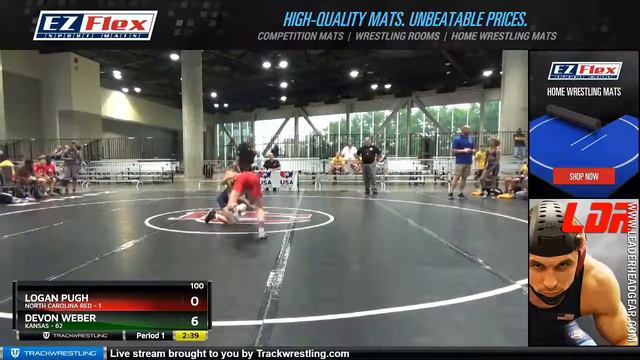 Mat 4 100 Logan Pugh North Carolina Red Vs Devon Weber Kansas смотреть онлайн