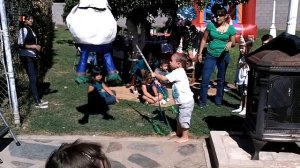 Drake Gatton hitting Pinata at Brustman Party