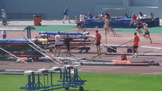 Isabelle Eriksson 200m Världsungdomsspelen 2012