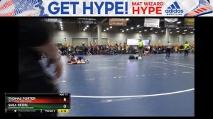 High School (9th - 10th Grade) 113 Thomas Porter Izzy Style Wrestling Vs Shea Reisel Somonauk High