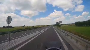 День 3-й мотопутешествие в Германию (2019). Маршрут из Люблина (Польша) в Гримму (Германия).