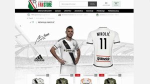 Sklep.legia.com w nowej odsłonie