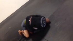 ANDERSON SILVA TRAINING ON THE MATT