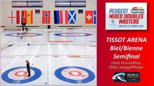 Peugeot Mixed Doubles Masters Biel 2019 │ Semifinal │ SUI  Perret/Rios   :   SUI  Jaeggi/Pfister