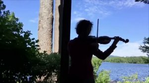 Hilary Hahn practicing