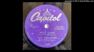 Tex Williams - Wild Card / Tamburitza Boogie [Capitol, 1950 western swing]