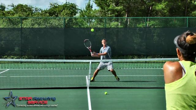 Aaron Skingleys2014 tennis skills video from STAR  Recruiting Service