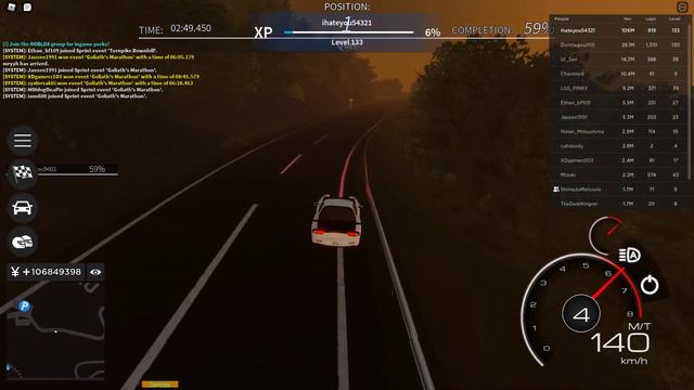 Roblox Midnight Racing Goliath RX7 5:43.422 смотреть онлайн