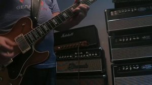 Gustavsson Bluesmaster straight in Denis Rozon Hot Rod JTM45 both channels bridged