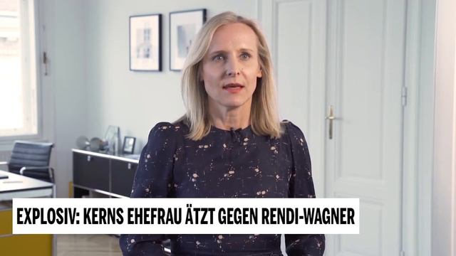 Kerns Ehefrau ätzt gegen Rendi-Wagner