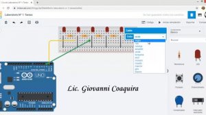 Simulación de Arduino - Lic. Giovanni Coaquira