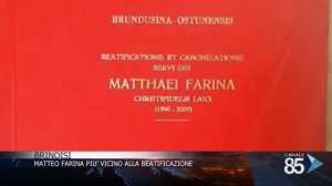 14 Agosto   Brindisi   Matteo Farina più vicino alla beatificazione