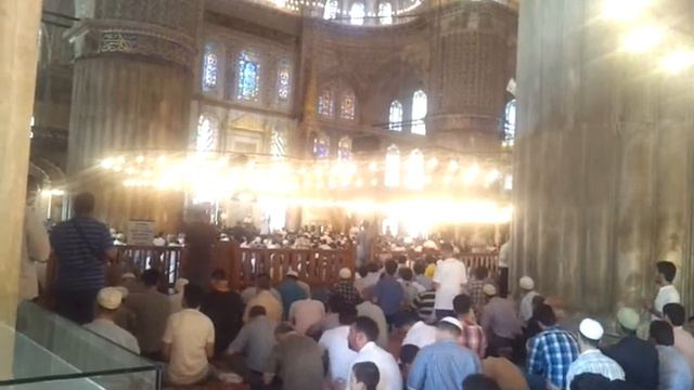 Sultan Ahmed Camiasi, Iyd Ramazan, musulmanlar hakkina dua edalim