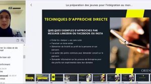 #Webinaire : Les bonnes techniques pour trouver votre stage ou emploi - Houda Mouhandiz