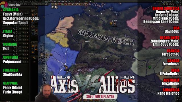 IL RITORNO DEL DIC IN MULTIPLAYER SU HOI4 #1 ► Axis vs Allies SBFU Mod [ Hoi4 ITA ] смотреть онлайн