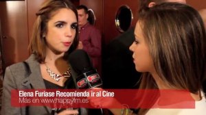 Elena Furiase Recomienda ir al Cine