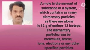 Mole concept in tamil | Avogadro number