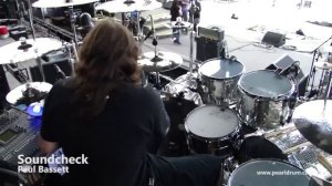 Paul Bassett Soundcheck - Eric Singer - Pearl Brasil