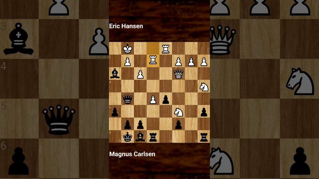 Magnus Carlsen vs Eric Hansen • Bullet Chess Championship