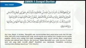 BERBUSANA MUSLIM DAN MUSLIMAH SMKN 1 SUNGAI DURIAN