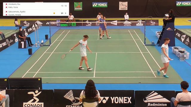 MEXICAN INTERNATIONAL CHALLENGE 2022 | HIROKAMI/ KATO (JPN) vs SAKURAMOTO/ SUZUKI (JAP) | WD FINAL