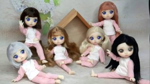 Часть 1. Милашки Долли, шарнирные мини куколки, рост 15 см