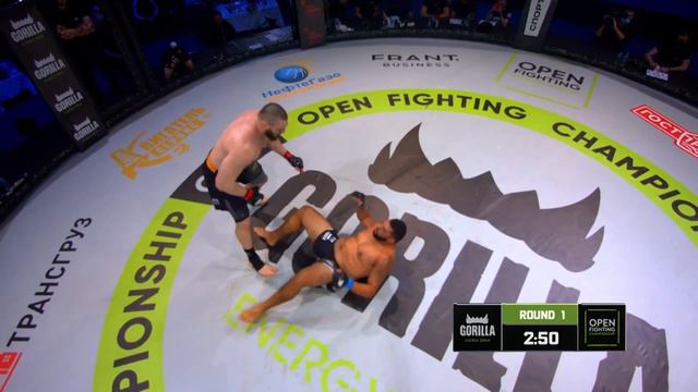 АЛЕКСАНДР СОЛДАТКИН против ЛЕОНА СОАРЕСА | МОЩНЫЙ ТЯЖ | БОЛЕВОЙ | OPEN FC 2 смотреть онлайн