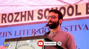 Dr Yarjan abdul Samad |Current speech at Buleda literary festival ruhzn school Buleda |