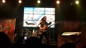 Lauri Porra bass solo - Stratovarius live in São Paulo - Brazil