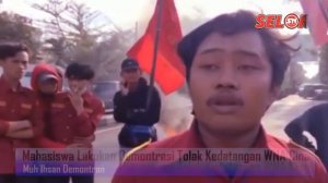 BERITA POLITIK ~ 🔥DEMO TOLAK TKA CHINA, MAHASISWA MAKASSAR BLOKADE JALAN, TERNYATA INI BIANGNYA❓